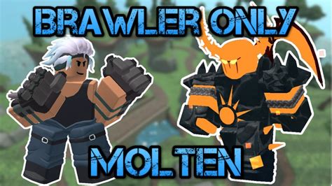 Brawler Only In Molten Mode Tower Defense Simulator Roblox Youtube