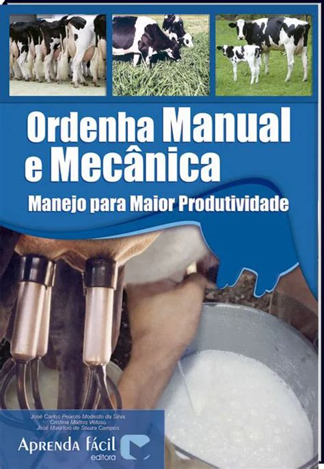 Ordenha Manual E Mec Nica Agrobooks Livros Para Agricultura