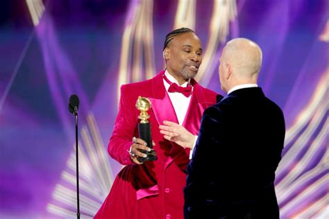 Billy Porter Praises Ryan Murphy While Giving Him the Golden Globes ...