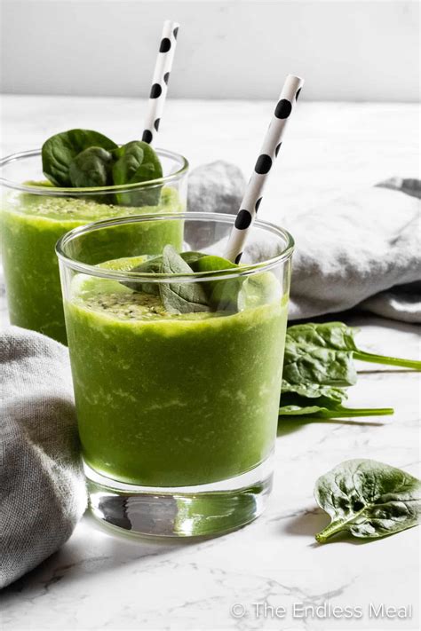 Spinach Smoothie - The Endless Meal®