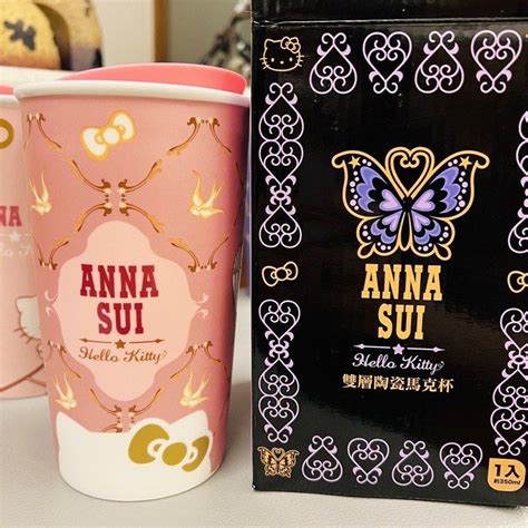 7 11 Anna Sui And Hello Kitty雙層陶瓷馬克杯 熱氣球款 全新僅拆封確認款式 哩哩扣扣 其他在旋轉拍賣