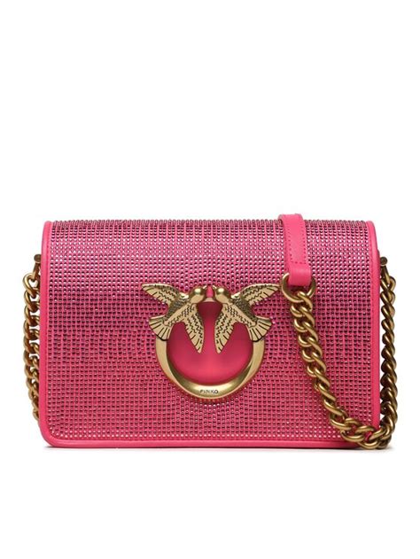 Pinko Handtasche Love Click Mini PE 23 PLTT 100067 A0FC Rosa Modivo At