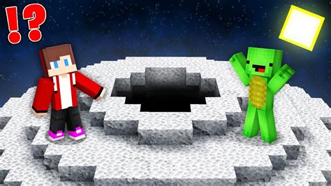 Jj And Mikey Found Secret Biggest Tunnel Inside Moon In Minecraft