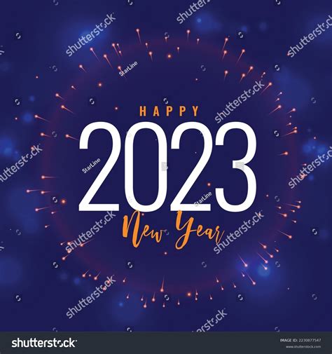 2023 New Year Eve Shiny Background Stock Vector (Royalty Free ...