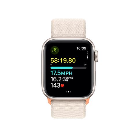 Apple Watch SE 2nd Generation (GPS) 40mm Starlight Aluminum Case with ...