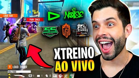 Xtreino Ao Vivo Pc E Mobile Noise Los Loud Free Fire