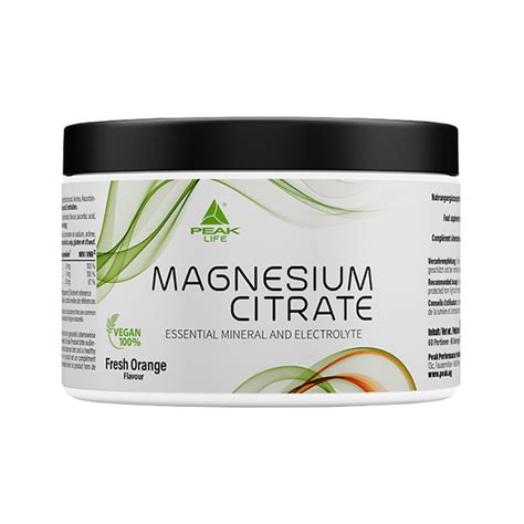 PEAK: Magnesium Citrat · 240g — Gigas Nutrition