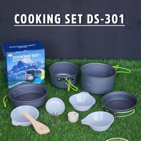 Jual Alat Masak Panci Kemping Gunung Ds 301 Camping Nesting Cooking Set