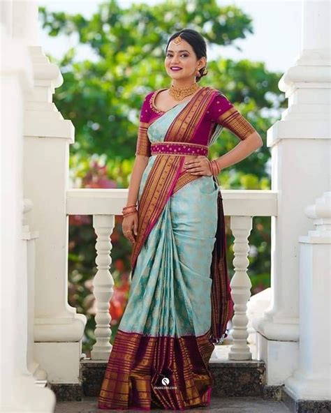 Voguish Belted Saree Blouse Ideas Silk Saree Blouse Designs Patterns