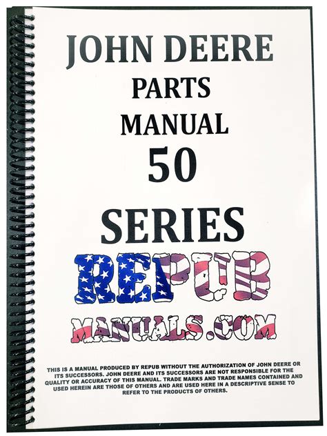 John Deere 50 Tractor Parts Manual - Etsy