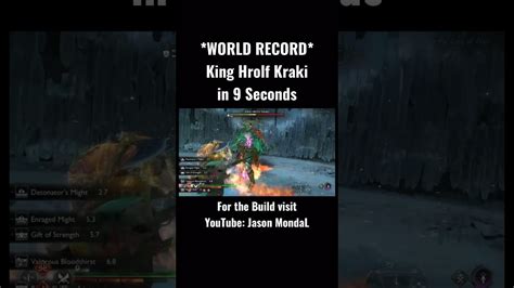 World Record King Hrolf Kraki In Seconds Godofwar