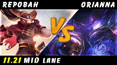 Repobah Yasuo Vs Orianna MID Patch 11 21 Yasuo Gameplay YouTube