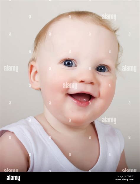 cute baby boy smiling Stock Photo - Alamy