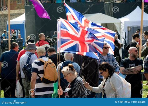 Brexit Day Protest In London Editorial Stock Photo Image Of Signs