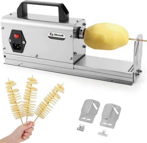 Potato Spiral Cutter Slicer And Twister Tornado Sausage Cutting Machine