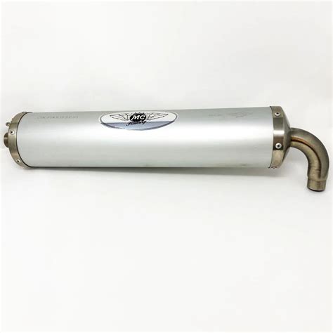 MC Racing Aluminum KZ Engine Exhaust Silencer Muffler