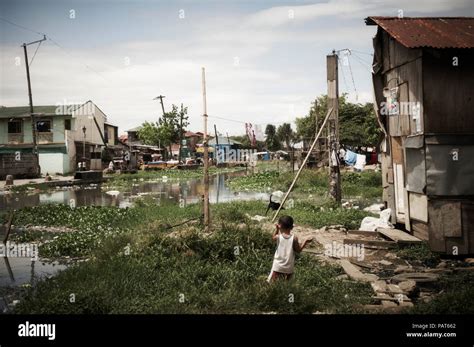 Smokey Mountain Is A Large Rubbish Dump In Manila Philippines