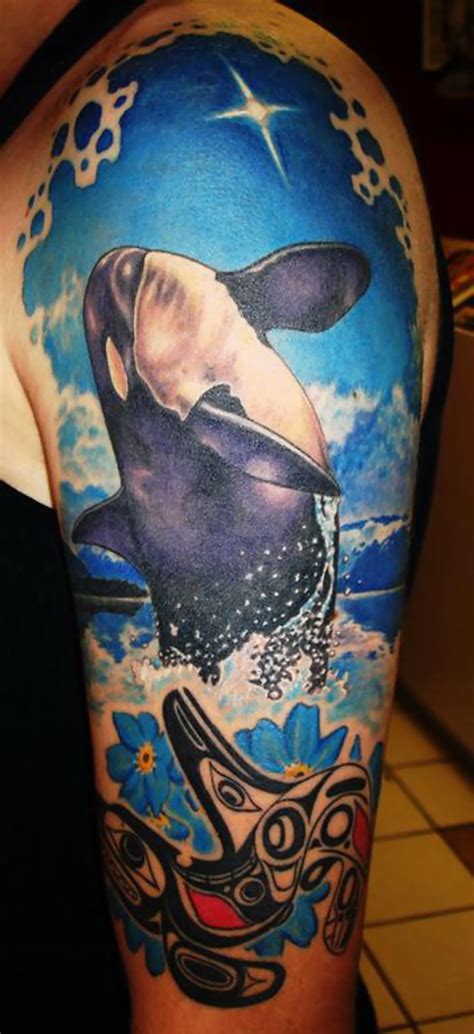 Realistic Orca Tattoo