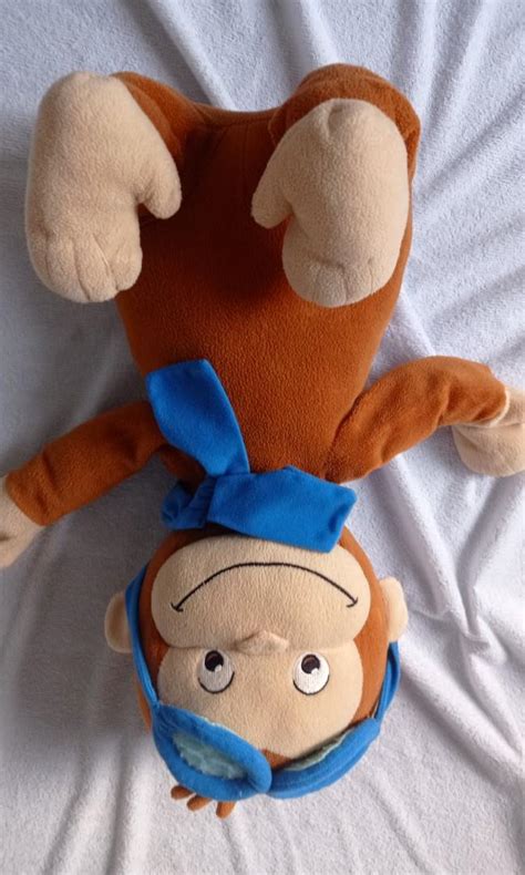 Curious George stuffed toy, Hobbies & Toys, Toys & Games on Carousell