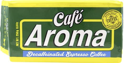 Decaf Ground Coffee Premium Espresso From Cafe Aroma Pack Cuban