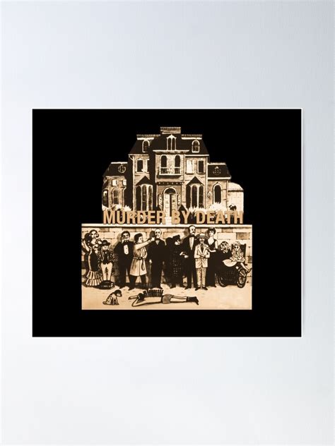 "Murder by Death " Poster for Sale by cliocrescente | Redbubble