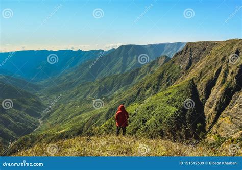 Birds Eye View Of The Mountain Stock Image Image Of Landscape View