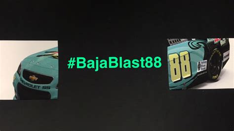 Dale Earnhardt Jr.'s No. 88 Mountain Dew Baja Blast paint scheme ...