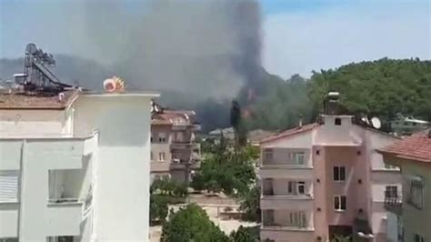 Antalya Kemer de yangın çıktı