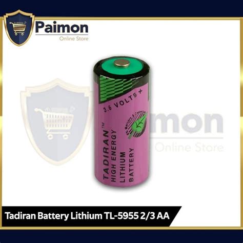 Jual Tadiran Tl 5955 2 3 Aa 3 6V Baterai Lithium Shopee Indonesia