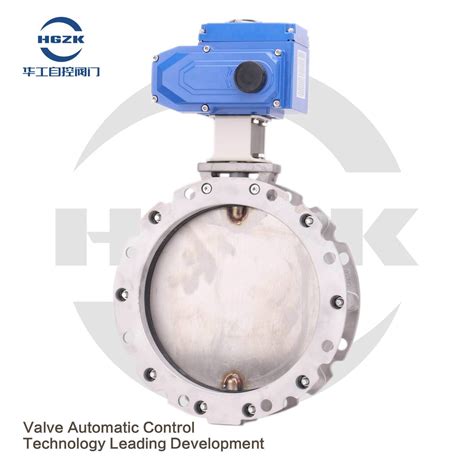 Stainless Steel Preservative Vfs Butterfly Valve With Electric Actuator China Butterfly Valve