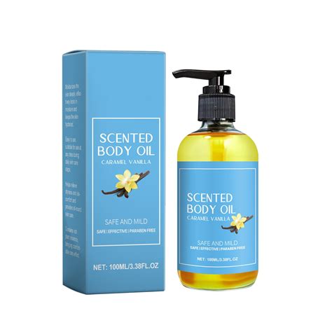 Boninggg Caramel Body Oil Moisturizing Hydrating Skin Care Soothing Nourishing Skin Massage Oil