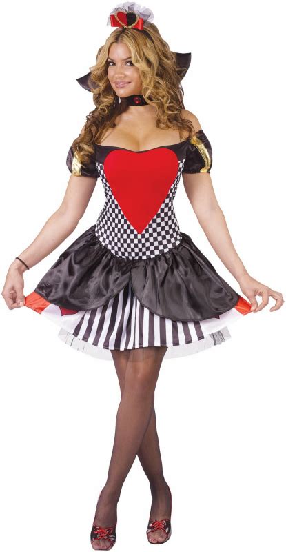 Queen Of Hearts Sexy Adult Costume [sexy Costumes Sexy Couple Costu] In Stock About Costume