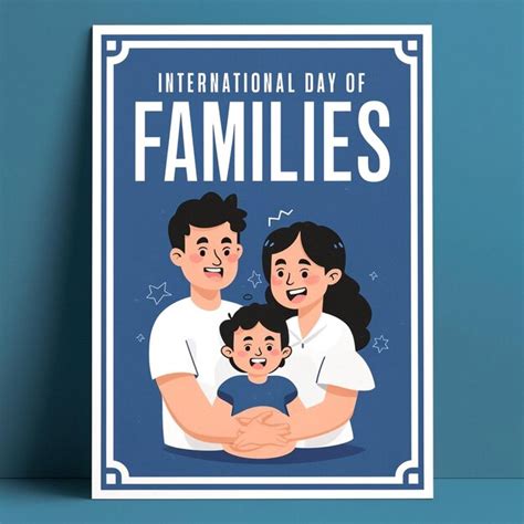 Premium Photo | International Day Of Families Poster Design