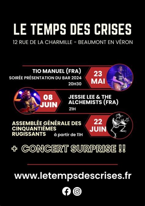 Programmation Concerts Le Temps Des Crises