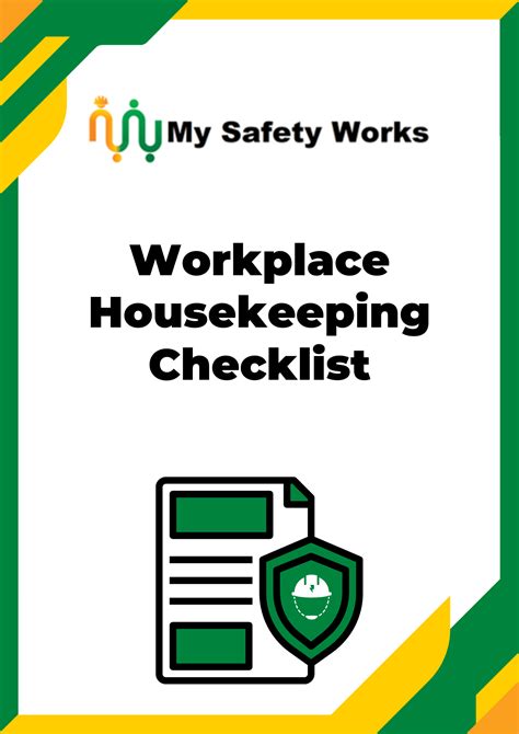 Workplace Housekeeping Checklist | My Safety Works