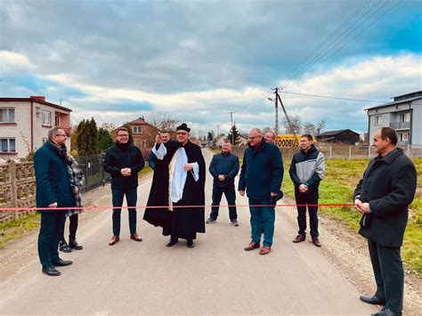 Oficjalne Otwarcie Kolejnej Drogi Tym Razem W Miejsc Czartki Gmina