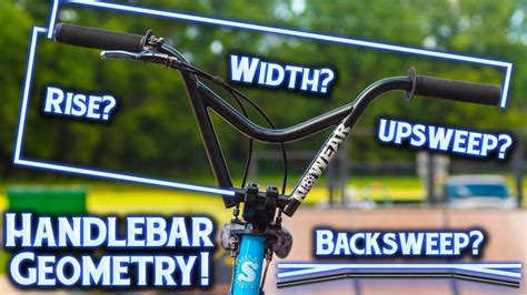 Bmx Handlebar Geometry Explained Youtube