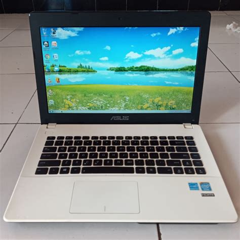 Jual Asus X C Warna Putih Laptop Second Bekas Murah Hdd Gb Ram Gb