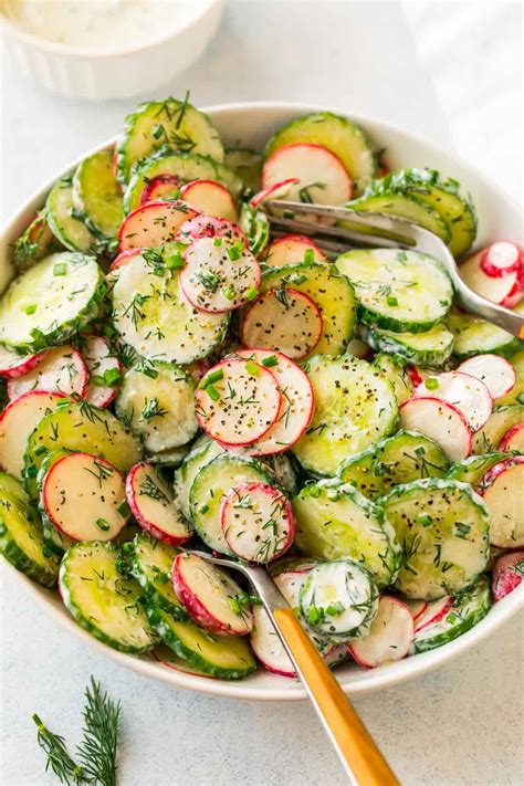 creamy cucumber salad  mayo