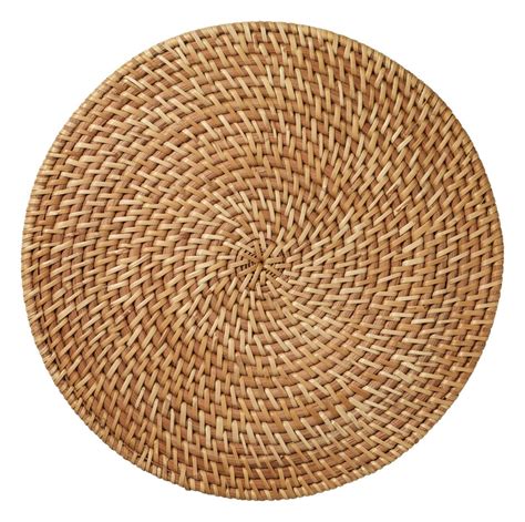 Set Of Balinese Natural Placemats Rattan Round Etsy