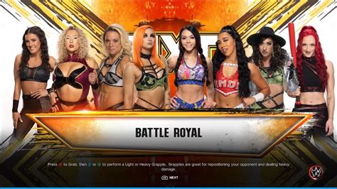 WWE 2K23 8 WOMEN BATTLE ROYAL NXT WOMENS CHAMPION NUMBER 1