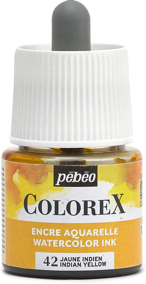 Pébéo Encre Colorex 45 ML Jaune Indien Colorex Encre Aquarelle