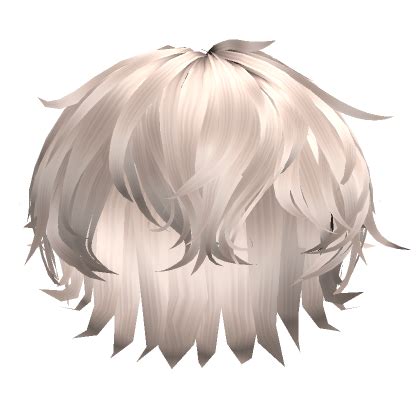 Platinum Blonde Messy Anime Hair Roblox Item Rolimon S