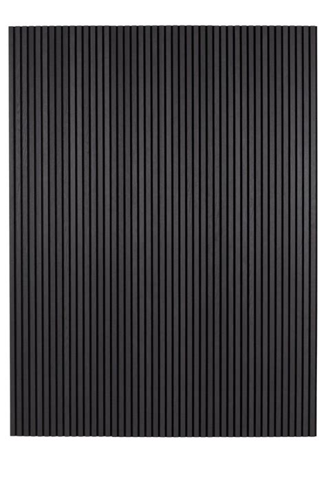 Slatwall Acoustic Charcoal Black Naturewall Slat Wall Black Wood