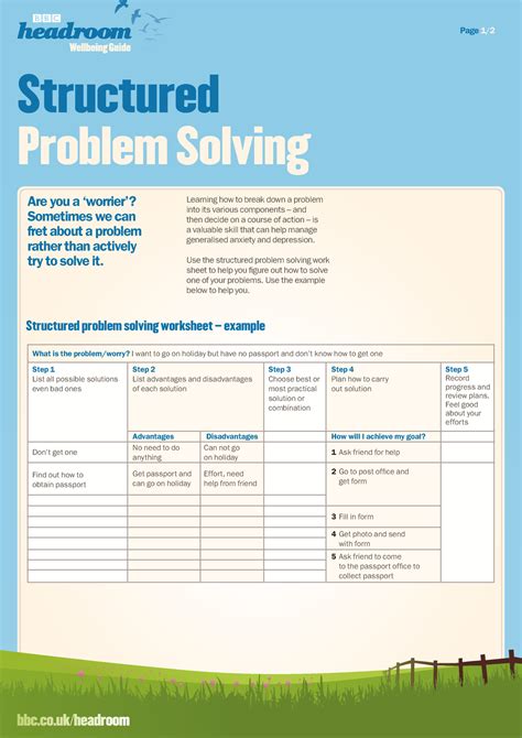 Structured Problem Solving Page 1 2 Structured Problem Solving Are