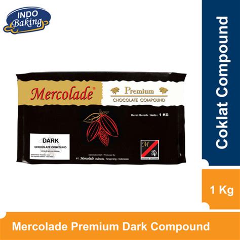 Jual Mercolade Premium Dark Chocolate Compound 1 Kg Kota Bekasi