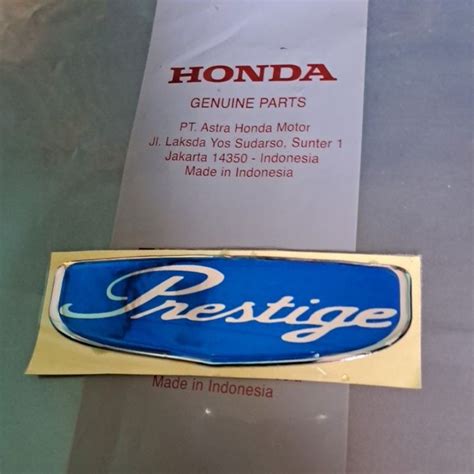 Jual Sticker Emblem Prestige D Timbul Shopee Indonesia