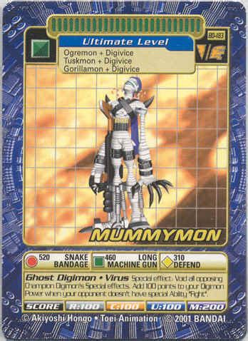 Mummymon Bo Digimon Card Database Digimoncard