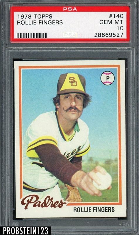 √ Rollie Fingers Baseball Cards