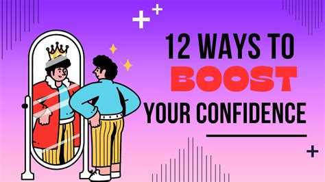 12 Ways To Boost Your Confidence Youtube